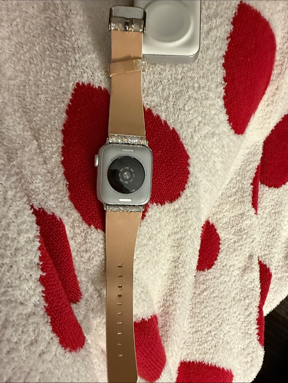 Apple Watch SE 2GEN 40 mm Silver Glitter Band used once - Picture 4 of 4